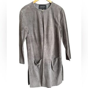 Lafayette 148 New York Suede Jacket, Small